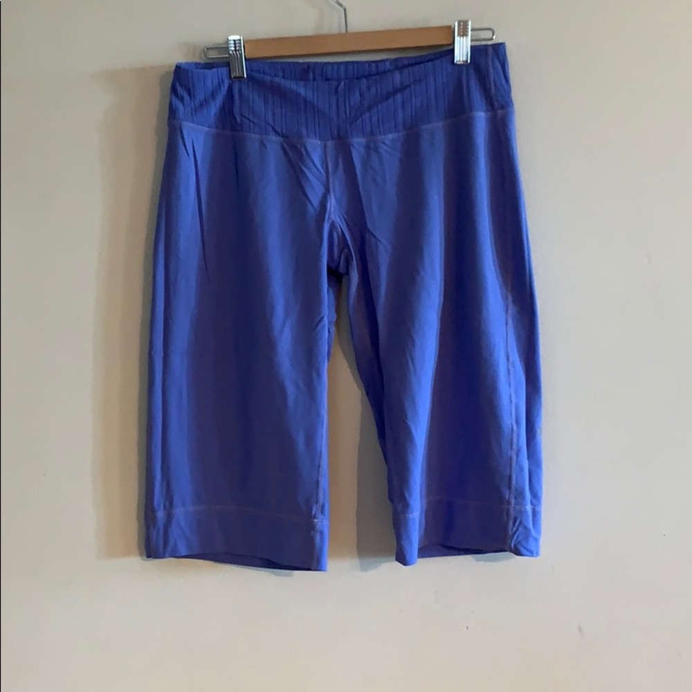 Blue yoga 3/4 length